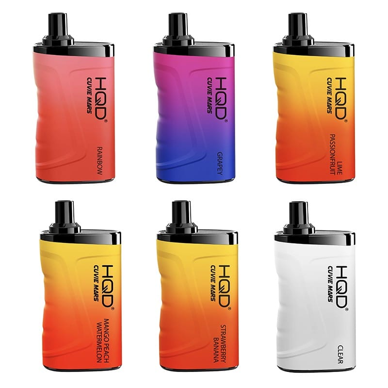 HQD Cuvie Mars Device Technical Features showing sleek design