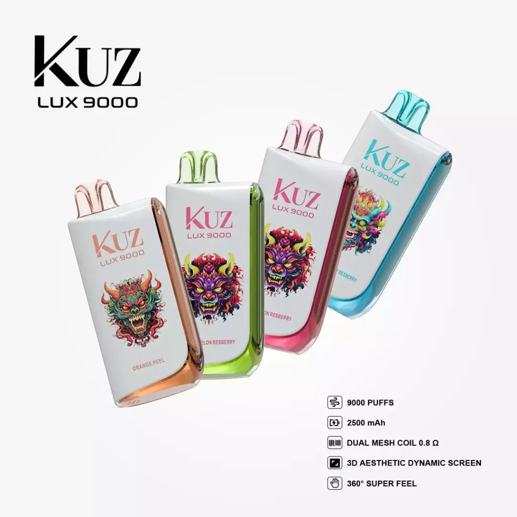 KUZ LUX 9000 Puffs Disposable Vapes – The Ultimate Vaping Experience