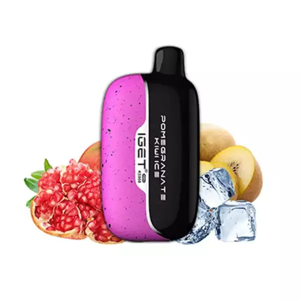 IGET Moon K5000 Puffs -green grape pomegranate cherry