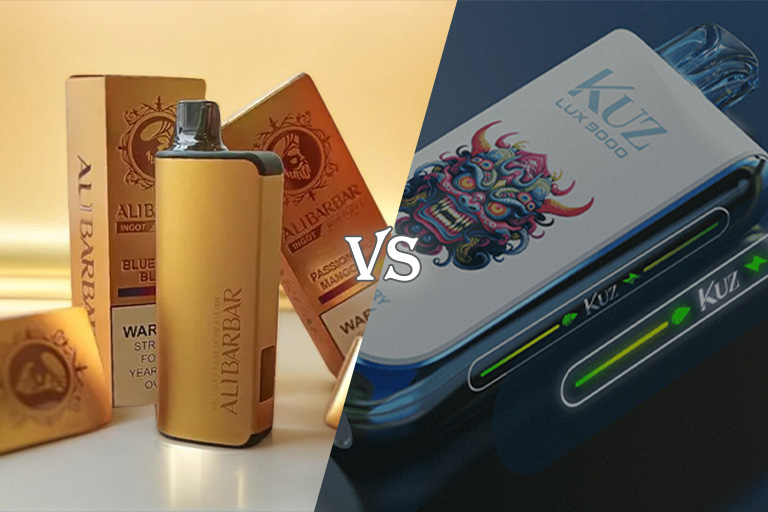 KUZ Ultra 9000 vs. Alibarbar Ingot 9000: Best 9k Vape?