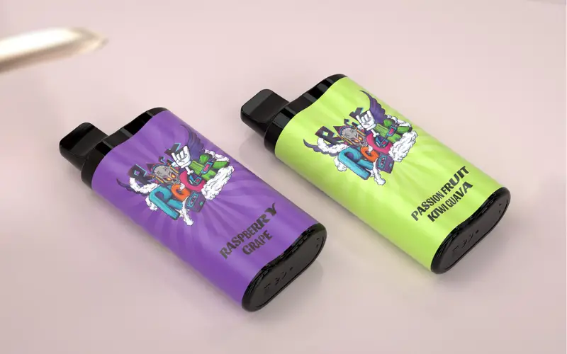 A display of various IGET Bar disposable vapes showcasing the range of options available.